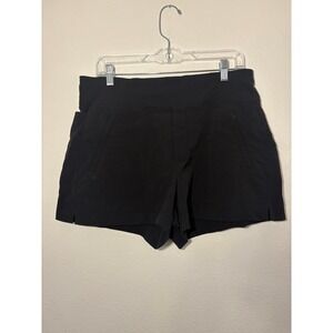 Athleta Trekkie North Womens Shorts Black Hiking Travel Activewear 530626 Sz 12